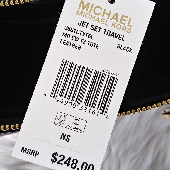 NWT MICHAEL KORS JET SET TRAVEL TZ MEDIUM TOTE - Picture 10 of 10